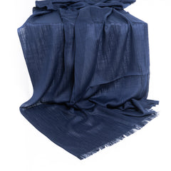 Turkish Lawn Hijab (Navy Blue)