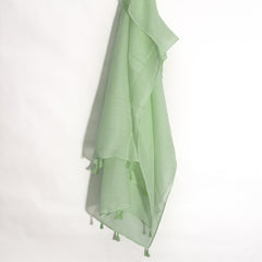 Plain Tassel Hijab (Tea Green)