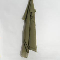 Georgette Hijaab (Olive Green)