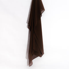 Georgette Hijaab (Dark Brown)