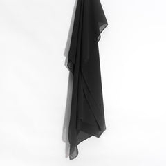 Georgette Hijaab (Black)