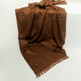 Turkish Lawn Hijab (Dark Brown)