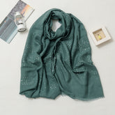 Starry Nights Hijab (Teal Green)