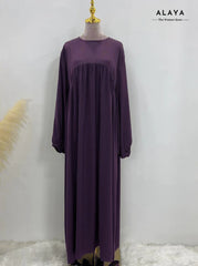 Elegant Purple Abaya