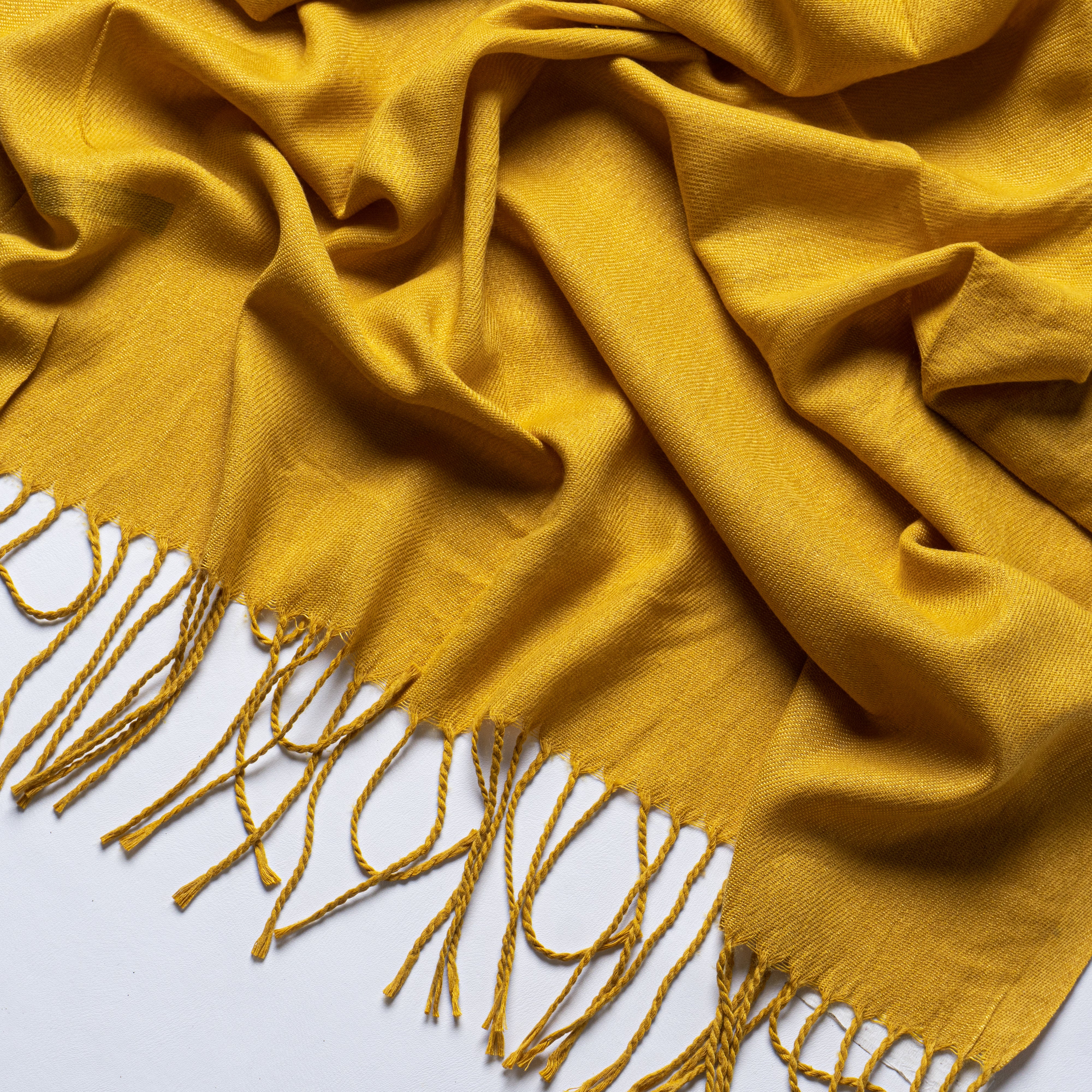 Plain Cashmere (Mustard)