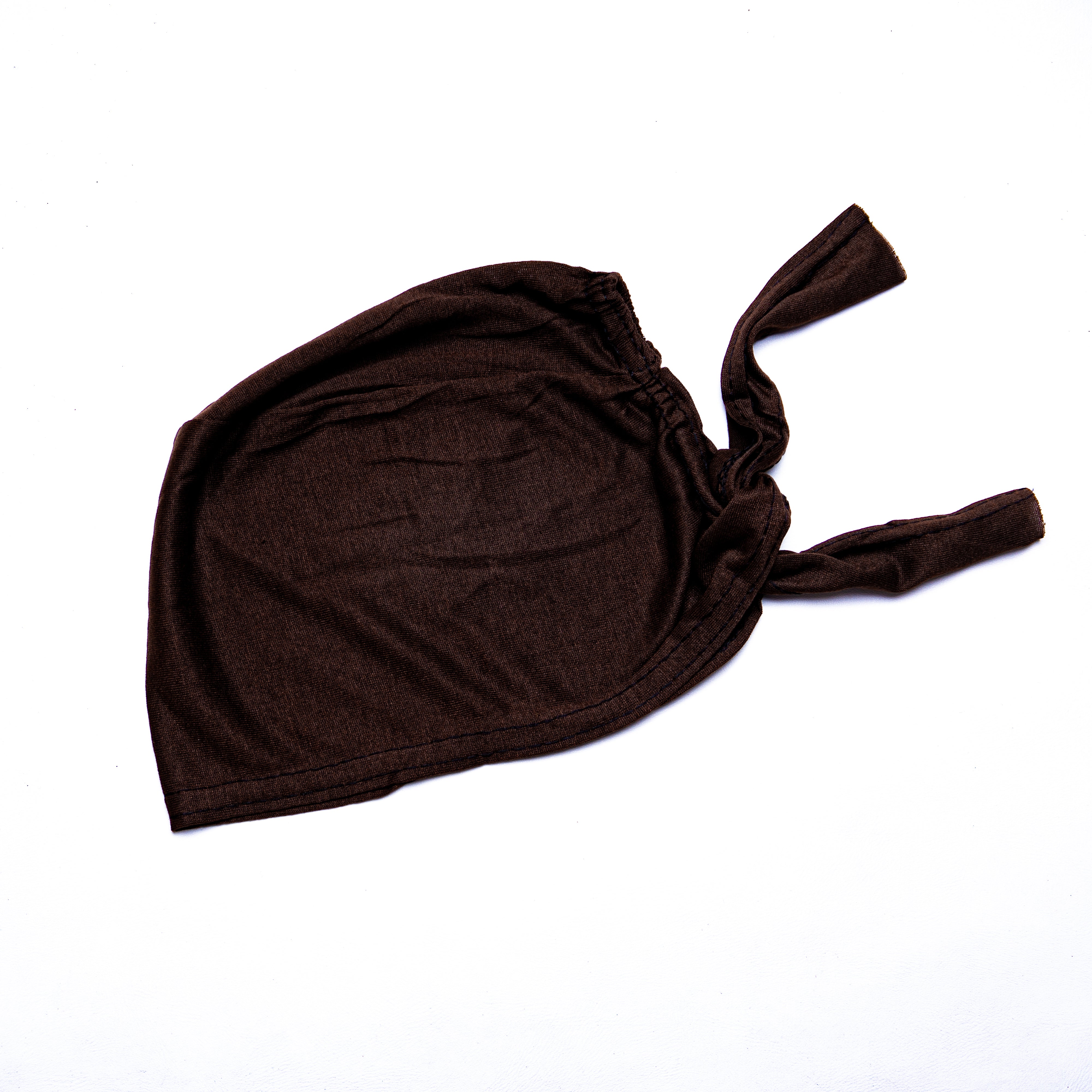 Tie Back Underscarf - Dark Brown
