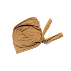 Tie Back Underscarf - Light Brown