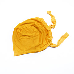Tie Back Underscarf - Mustard