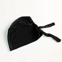 Tie Back Underscarf - Black